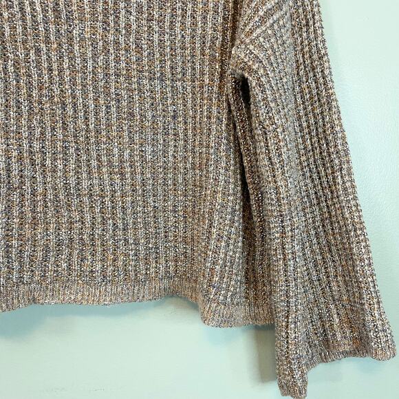 Forte Forte Women's Wool Blend Knit Long Flare Sleeve Pullover Sweater Size XL - Picture 6 of 10